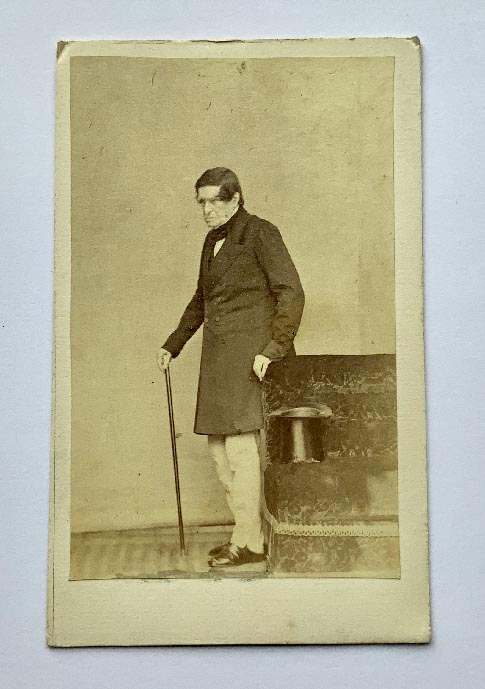John Singleton Copley, 1st Baron Lyndhurst carte de visite photograph dating from the early 1860's.